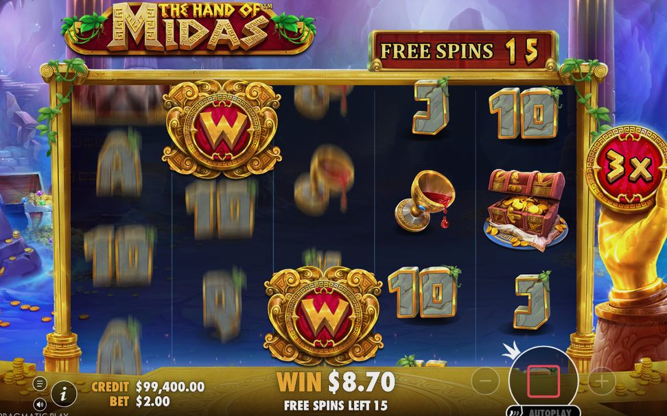 Free Spins round with mini-reels in play