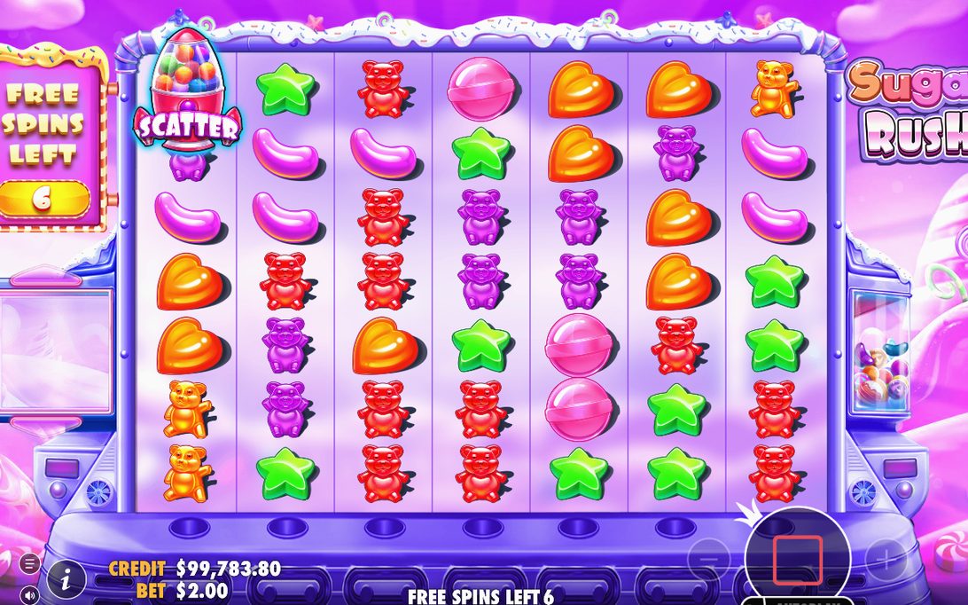 Free spins round with multiplier spots