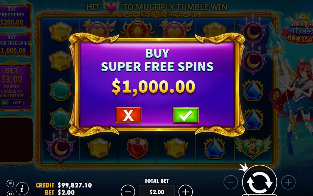 Magenta Super Free Spins grid with HIT TO MULTIPLY header